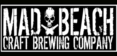 Mad Beach Brewing Company Logo - Skull and Bones